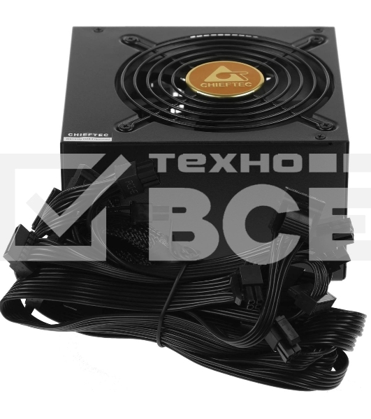 Блок питания Chieftec BDF-600S, 600Вт, 80 PLUS Bronze, 120мм, черный
