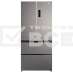 Холодильник Korting KNFF 82535 X нержавеющая сталь трехкамерный 354/186л морозилка снизу, фото 1