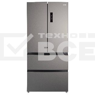 Холодильник Korting KNFF 82535 X нержавеющая сталь трехкамерный 354/186л морозилка снизу