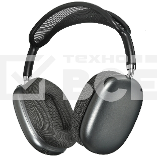 Беспроводные/проводные наушники Borofone BO35 серый космос, накладные, Bluetooth + проводной, до 45 ч