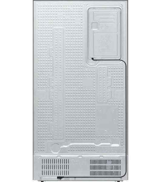 Холодильник Samsung RS70F65QETEO серебристый двухкамерный 420/239л морозилка сбоку, No Frost, Side by Side