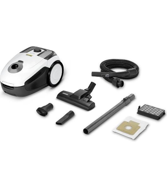 Пылесос Karcher VC 2 белый/черный, 400/700 Вт, уборка сухая, пылесборник мешок 2.8 л