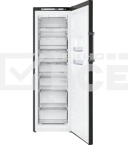 Морозильная камера Atlant М-7606-150-N, черный, 278л, 7 ящиков