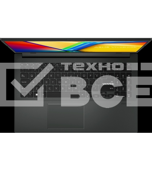 Ноутбук ASUS Vivobook Go 15 E1504GA-BQ193 черный, Core i3-N305 /8Gb/SSD256Gb/15.6