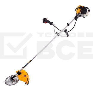 Триммер бензиновый DGT-250 25 см3, 1,3 л.с., неразъемная штанга, состоит из 2 частей Denzel