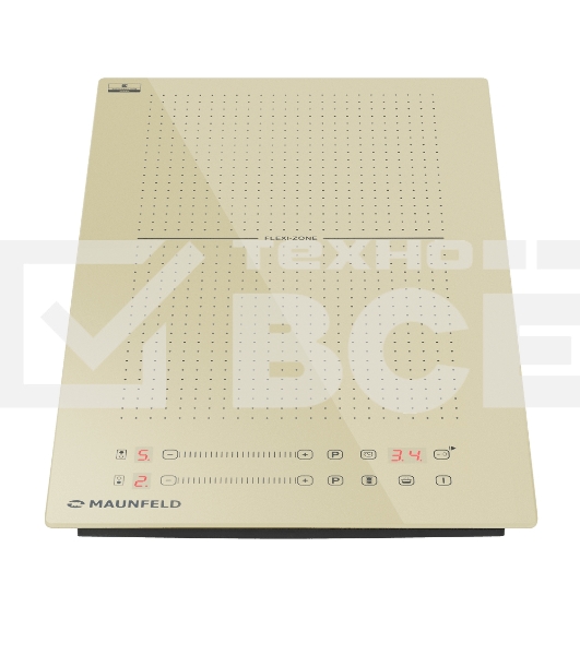 Индукционная варочная панель Maunfeld CVI292S2FBG Inverter независимая, бежевый