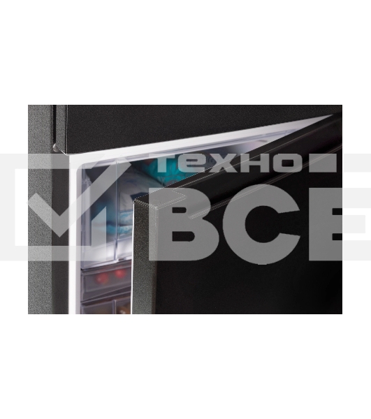 Холодильник Nordfrost NRB 131 B черный двухкамерный 170/100 л морозилка снизу, капельная система