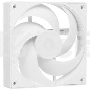 Вентилятор для корпуса ID-COOLING AS-120-W белый, 120 мм, 2000 об/мин, 27.2 дБ, 4 pin