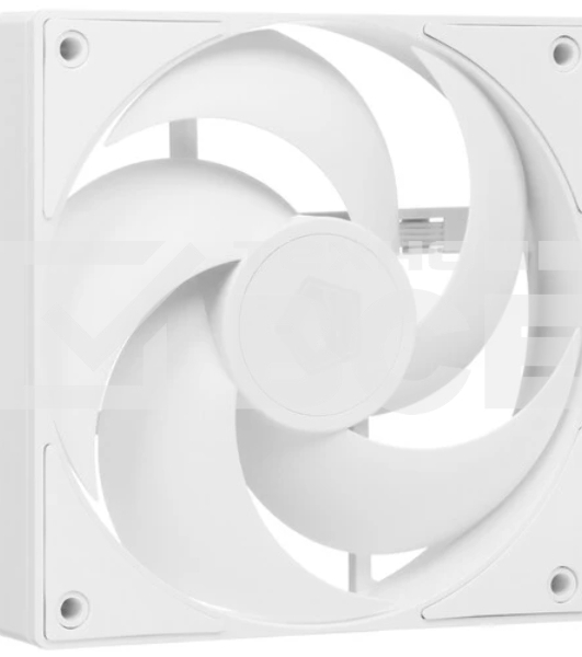 Вентилятор для корпуса ID-COOLING AS-120-W белый, 120 мм, 2000 об/мин, 27.2 дБ, 4 pin