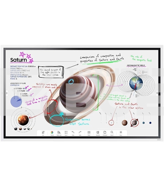 Панель Samsung WM65B Flip Chart Pro белый, 65 