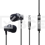 Гарнитура внутриканальные Oklick HS-S-230 1.2м черный проводные в ушной раковине (SS-E188B), фото5