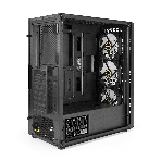 Компьютерный корпус Miditower ExeGate EVO-9202-EVO800 (ATX, БП EVO800RGb с вент. 12 см, с окном, 1*USB+1*USB 3.0, аудио, черный, 3 вент. 12см с RGb подсветкой), фото5