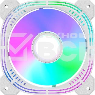 Вентилятор для корпуса Formula Nulight 12WH RGb 120х120x25 белый 3-pin 4-pin (Molex) 19.06дБ (NULIGHT 12WH FR) Ret