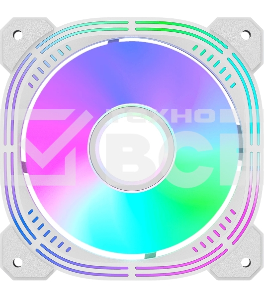 Вентилятор для корпуса Formula Nulight 12WH RGb 120х120x25 белый 3-pin 4-pin (Molex) 19.06дБ (NULIGHT 12WH FR) Ret