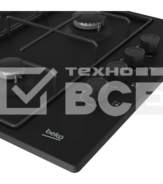 Газовая варочная панель Beko HIGG 64123 SB черный