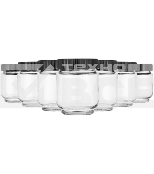 Йогуртница Kitfort КТ-6295 20Вт 7б. 190мл упр.:электрон. серебристый/черный