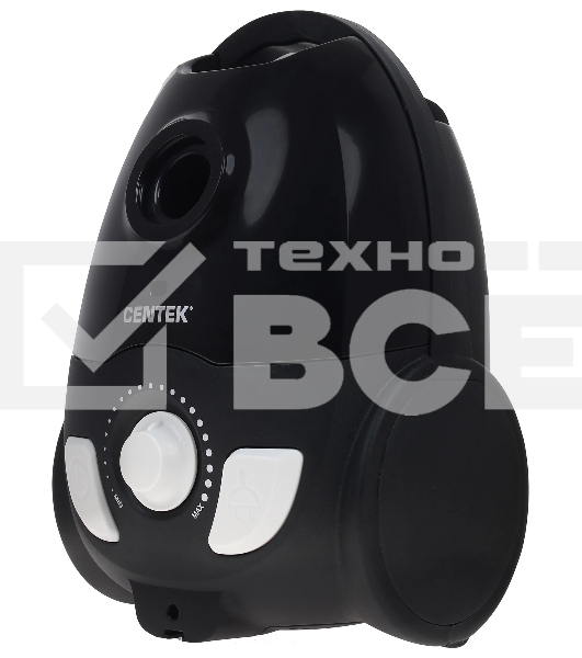 Пылесос Centek CT-2514 черный, 380/2100 Вт, уборка сухая, пылесборник мешок 2.5 л
