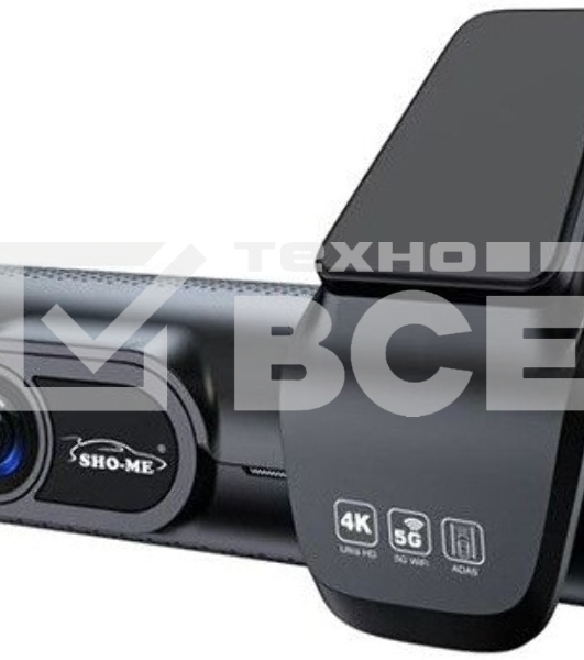 Видеорегистратор Sho-Me FHD-975 черный 2160x3840 2160p 140гр. GPS MStar 8629