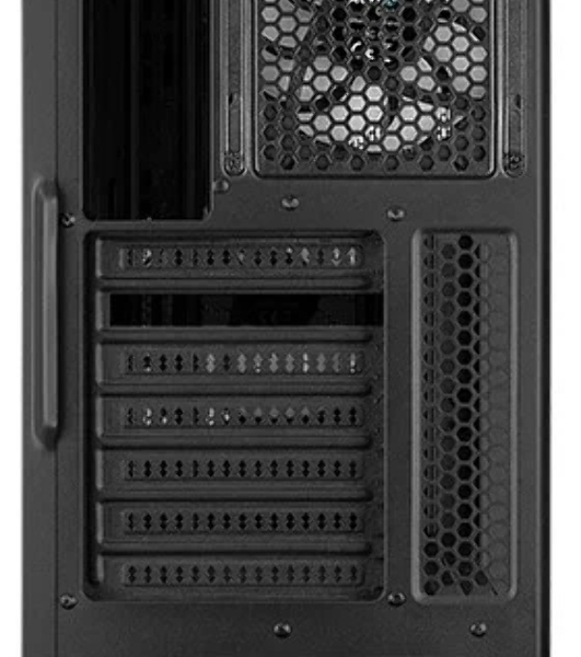 Корпус Aerocool/Formula Menace Saturn RGB-G-BK-v1 (3xUSB, 2xAudio, 0.5 мм, 120 мм FAN, прозрачная стенка-закаленное стекло, mATX