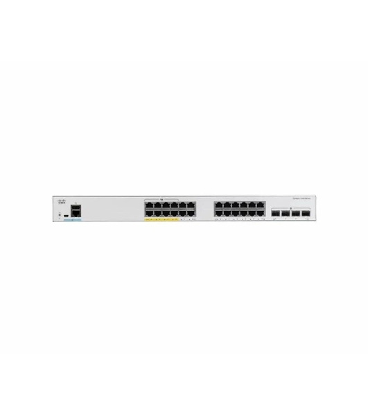 Коммутатор Cisco Catalyst C1000FE-24P-4G-L, 24×LAN + 4×1 Гбит/с