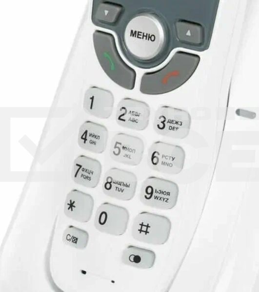 Радиотелефон teXet TX-D6905A белый