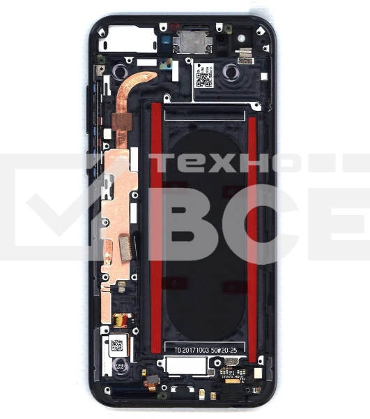 Дисплей для Asus ZS551KL с рамкой, серый