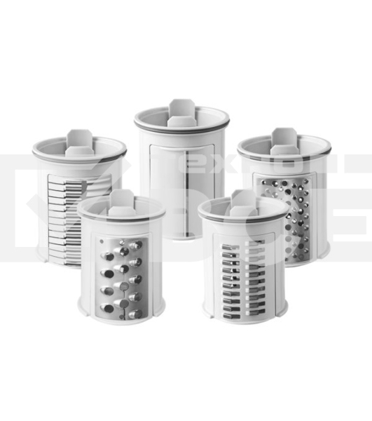 Мультирезка Centek CT-1382 <300Вт>  5 насадок / измельчение /шинковка/ волнистая /грубая нарезка