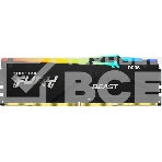 Оперативная память Kingston Fury Beast, DDR5, 16GB (1x16GB), 6000MHz, CL36, DIMM, с радиатором, RGB, чёрный, фото 1