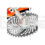 Электротриммер PATRIOT ET 1200 +нож 250304400 {мощность 1100Вт, диам.диска 23см, леска 2.4мм, захват 46см}, фото3