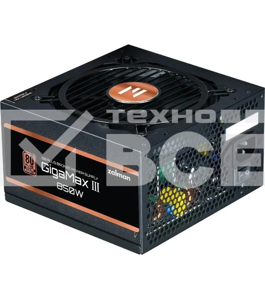 Блок питания Zalman ZM750-GV3, 750Вт, 80 PLUS Bronze, 120мм, черный
