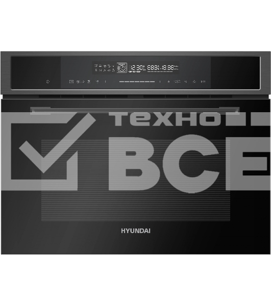 Духовой шкаф Электрический Hyundai HMEO 6580 DX черный