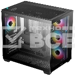 Компьютерный корпус Deepcool CG530 4F черный без БП ATX 2x120мм 2x140мм 2xUSB 2.0 1xUSB 3.0 audio bott PSU, фото 1