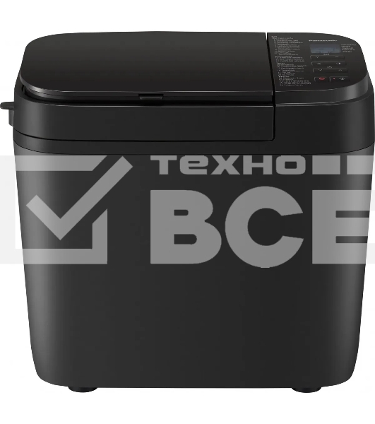 Хлебопечь Panasonic SD-R2530KTS черный, 550 Вт, программ - 28 шт, вес выпечки - 1.1 кг