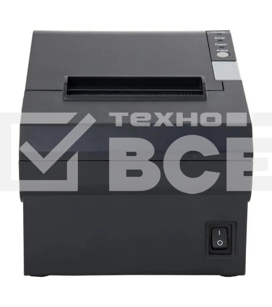 Чековый принтер Mertech MPRINT G80 прямая термопечать, 203 dpi, 250 мм/сек, Ethernet, RS-232, USB, Wi-Fi, чёрный