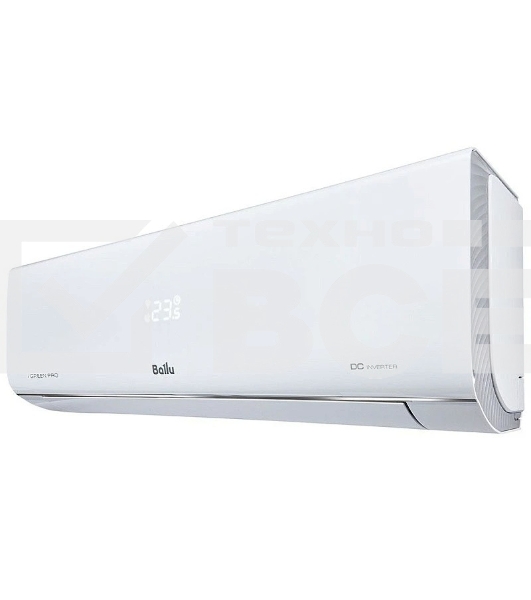Блок внутренний сплит-системы Ballu iGreen Pro DC BSAGI/in-07HN8_V4 инвертор, 7340 BTU, 22 м², 22.5 дБ, охлаждение, обогрев, осушение, белый