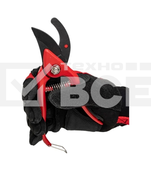 Секатор FIT 77080 Хобби 20см плоскостной лезвия внахлест сталь алюминиевые ручки