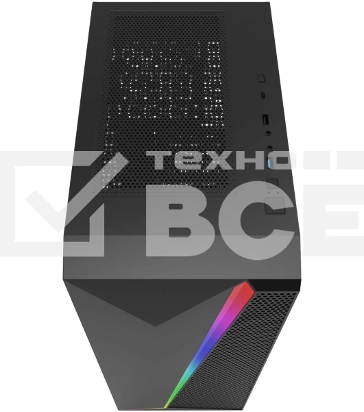 Корпус Bloody BD-CC106 черный без БП ATX 8x120mm 1xUSB2.0 1xUSB3.0 audio bott PSU