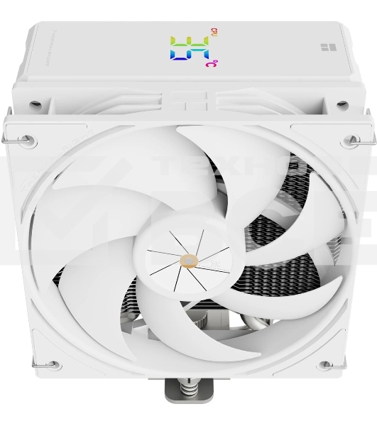 Устройство охлаждения(кулер) Thermalright Assassin X 120 R Digital Soc-AM5/AM4/1200/1700/1851 белый 4-pin 25.6dB Al+Cu LCD Ret (AX120-R-DIGITAL-WH)