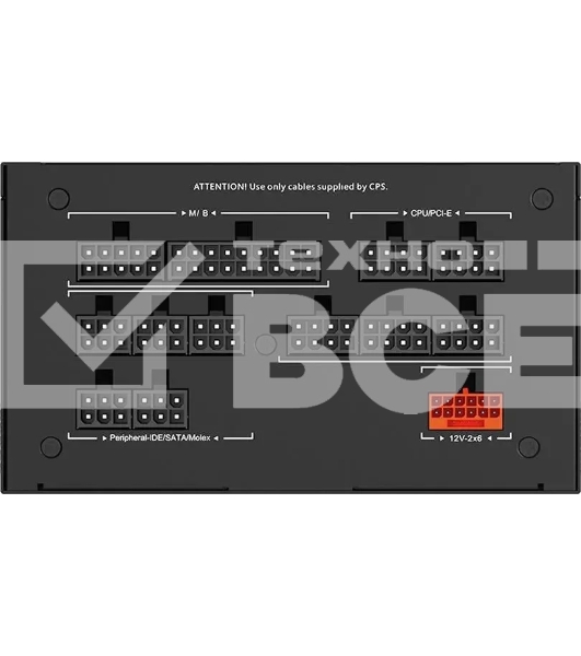 Блок питания PcCooler ATX 1000W P5-YS1000 -G1F Gen.5 80 PLUS gold (20+4pin) APFC 120мм fan 12xSATA Cab Manag RTL