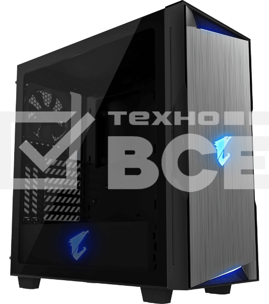 Компьютерный корпус GIGABYTE AORUS C300 GLASS MidiTower без Б/П ATX MicroATX MiniITX Цвет черный Gb-AC300G