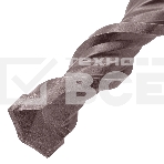 Бур по бетону Denzel двойная спираль, Cobalt W-tip, 16x310 мм, SDS PLUS, фото2