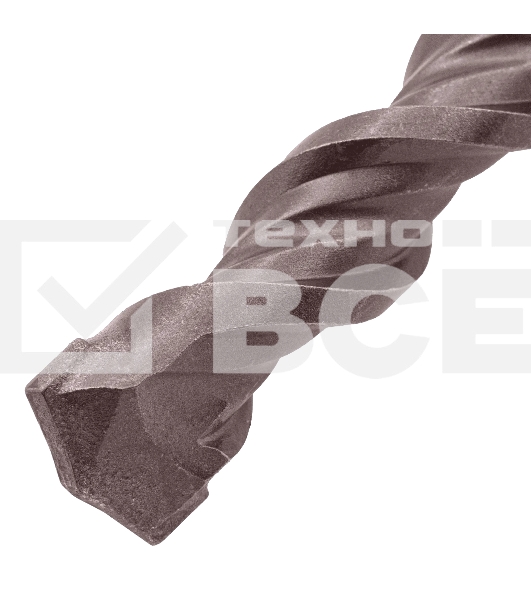 Бур по бетону Denzel двойная спираль, Cobalt W-tip, 16x310 мм, SDS PLUS