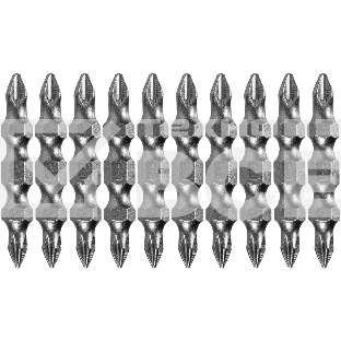 Набор бит Denzel двухстор., PH2-PH1х45 мм, сталь S2, 10 шт.