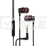 Стереогарнитура Maxvi MHF-04 black-red, фото 1