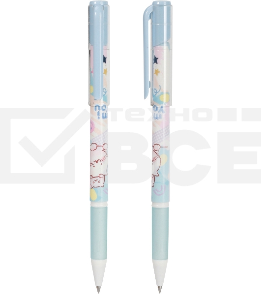 Ручка гелевая Deli MiYou EG15-BL ассорти, d=0.5мм, синие чернила