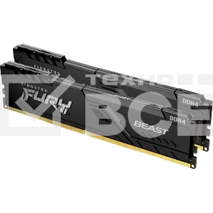 Оперативная память Kingston 16GB 3200MT/s DDR4 CL16 DIMM (Kit of 2) FURY Beast Black