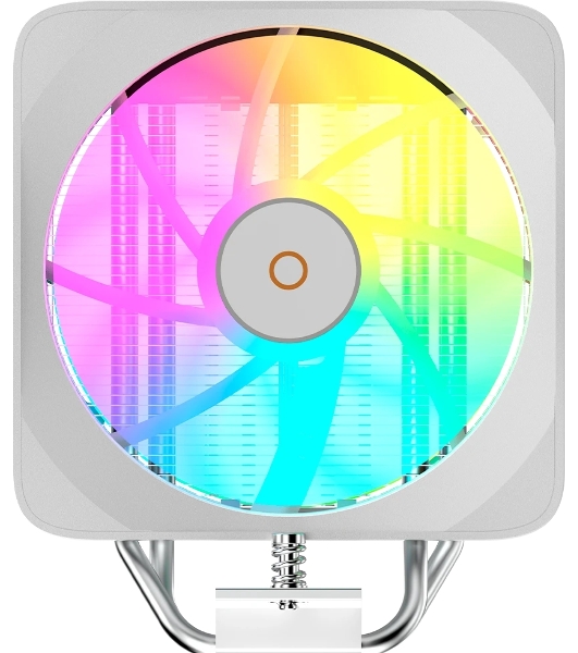 Кулер для процессора Ocypus Delta A40 EX WH Digital, 120мм ARGB FAN, Top Display Panel, 4 HEAT PIPES, 4-PIN PWM, 500-1800 RPM, 29DBA, HYDRO BEARING, LGA115X/1200/1700/18XX, AM4/AM5