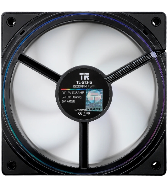 Вентилятор для корпуса Thermalright Fan TL-S12-S ARGb 120мм/PWM/S-FDB Bearing