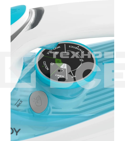 Утюг Candy CI-101 белый/голубой, 2700 Вт, 55 г/мин, 160 г/мин, 500 мл