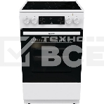 Плита электрическая Gorenje GEC5C42WG белый, конфорок 4 электрических, духовка 70 л, 50 см x 85 см x 59.4 см (без крышки), фото 1